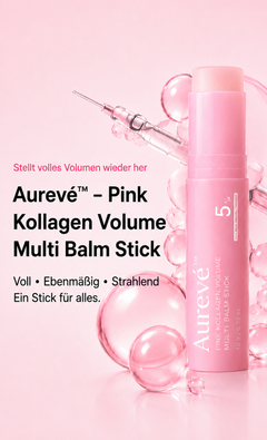 AUREVÉ™ – Pink Collagen Volume Multi Balm Stick